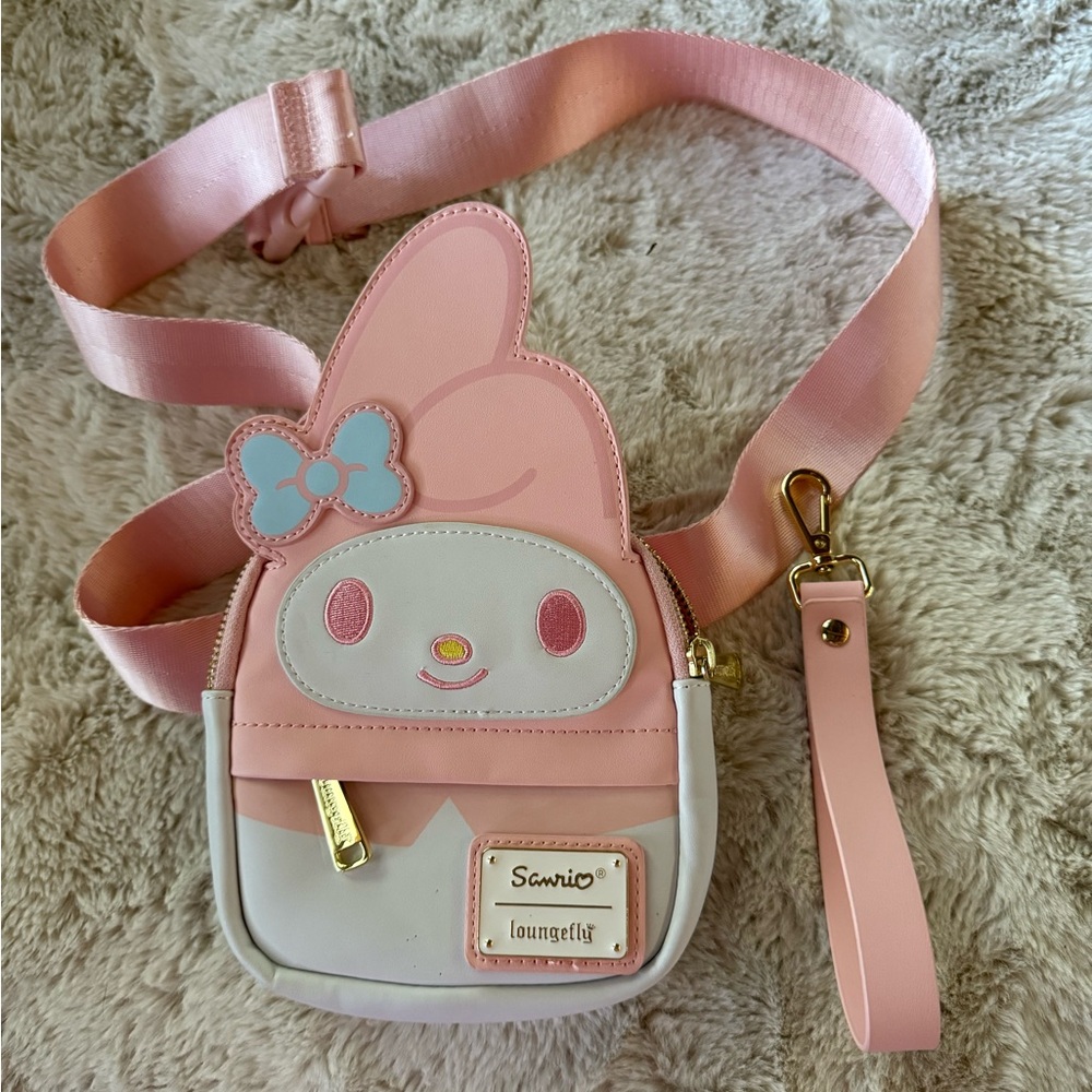 Loungefly Sanrio Pink and White My Melody Collaboration Shoulder Bag NWOT